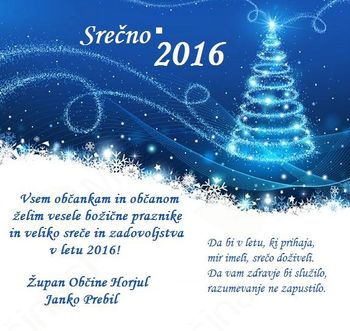 Voščilo župana Janka Prebila