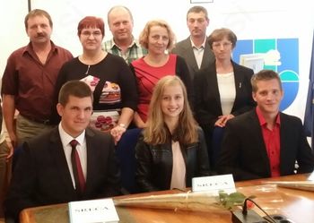 SPREJEM ZLATIH MATURANTOV PRI ŽUPANU OBČINE TREBNJE