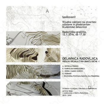 Razstava arhitekturno urbanistične študentske delavnice Radovljica
