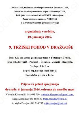 Tržiški pohod v Dražgoše