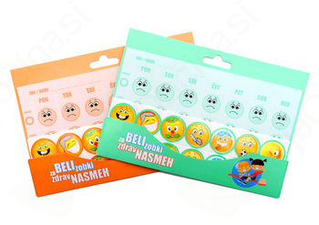 SET NALEPK "BELI ZOBKI ZA ZDRAV NASMEH"