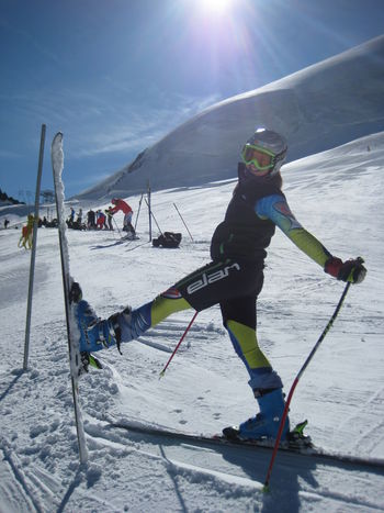 Obetavna alpska smučarka