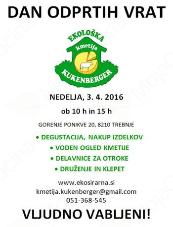 DAN ODPRTIH VRAT NA KMETIJI