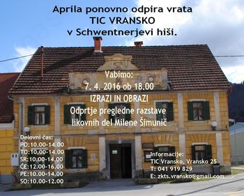 TIC Vransko odpira vrata