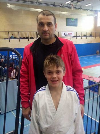 Trener Ivan Knafelc in Filip Kokol