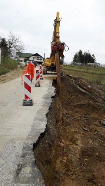 Delna zapora občinske lokalne ceste pri domačiji Ruis zaradi sanacije plazu