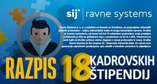 RAZPIS KADROVSKIH ŠTIPENDIJ - RAVNE SYSTEMS D.O.O.