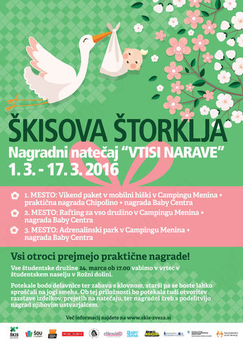 Zveza ŠKIS odpira nagradni natečaj za mlade družine