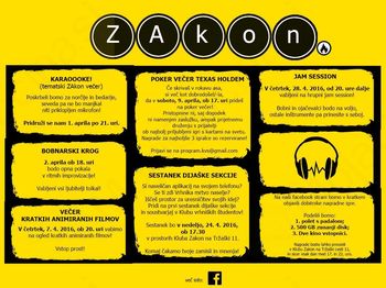 Klub ZAkon v aprilu 2016!