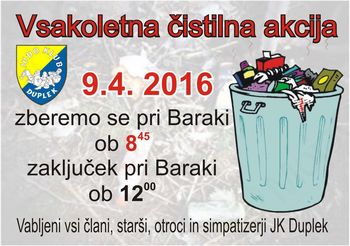 Čistilna akcija občine Duplek