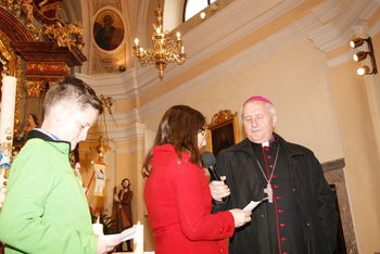Obisk ljubljanskega nadškofa in  metropolita msgr. Stanislava Zoreta na Brdu