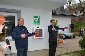 Postavitev defibrilatorja v naselju Zelen Breg