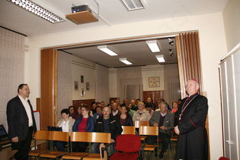 Obisk ljubljanskega nadškofa in  metropolita msgr. Stanislava Zoreta na Brdu