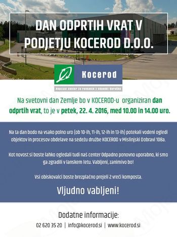 Dan odprtih vrat v podjetju Kocerod d.o.o.