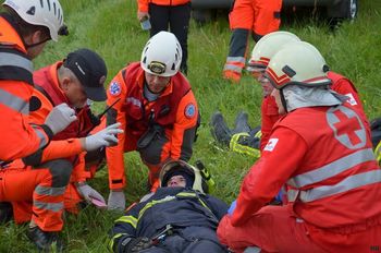 Reševalna vaja v sodelovanju z avstrijsko Koroško  Železniška nesreča – Holmec 2016