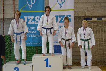 Laura Božič in Nika Perovnik državni prvakinji v judu