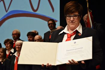 Županovo priznanje zboru Pinko Tomažič