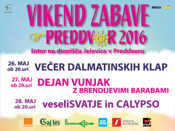 Vikend zabave v Preddvoru se nadaljuje