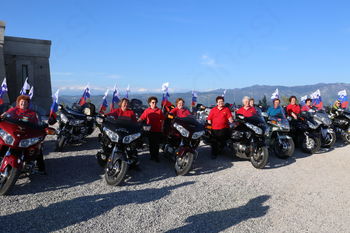 Članice Društva žena Miren-Orehovlje pogostile motoriste
