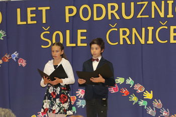 Praznovanje 50-letnice Podružnične šole Črniče
