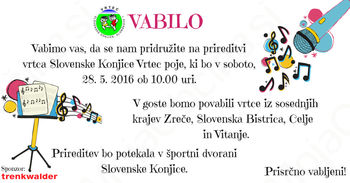 Vrtec poje