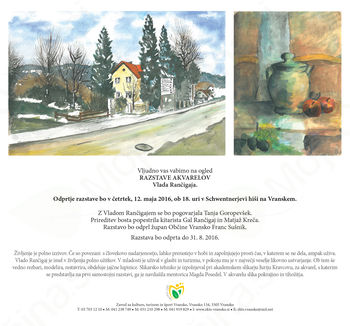 Razstava akvarelov Vlada Rančigaja