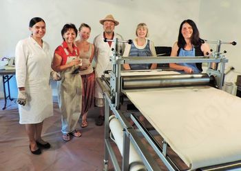 Izobraževalna grafična delavnica na gradu Bogenšperk