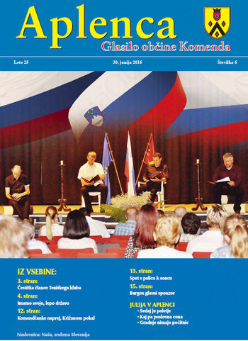 Aplenca – Glasilo občine Komenda 6/2016