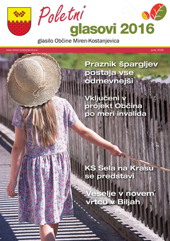 Glasilo Občine Miren-Kostanjevica – Poletni glasovi 2016