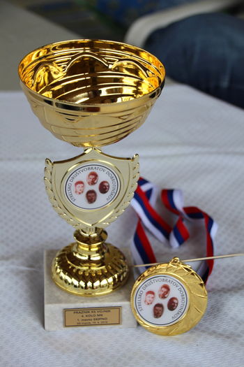 Osvojeni pokal za 1. mesto ekipno in 1. mesto posamezno