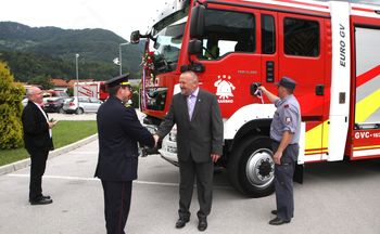 Dan gasilca, trije jubileji, novo gasilsko vozilo Dan gasilca, trije jubileji, novo gasilsko vozilo