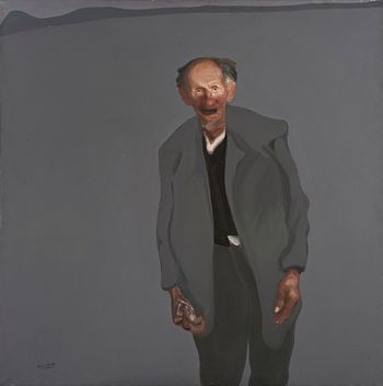 Zdenko Huzjan, Jože, 1974, 140 x 140 cm, Galerija Murska Sobota
