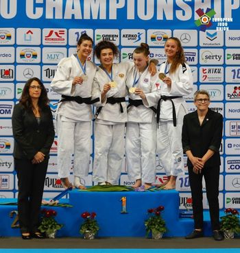 Judoistka Zala Pečoler tretja v Evropi