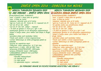 ZREČE OPEN 2016 - ODBOJKA NA MIVKI