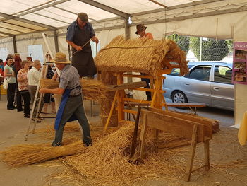 Predstavitev pozabljenega opravila Društva podeželskih žena Meta  (foto: Franci Kuzman)