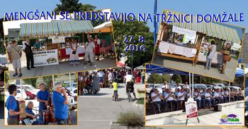 Mengšani na domžalski tržnici