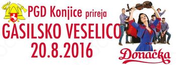 Gasilska veselica PGD Konjice z ansamblom Donačka