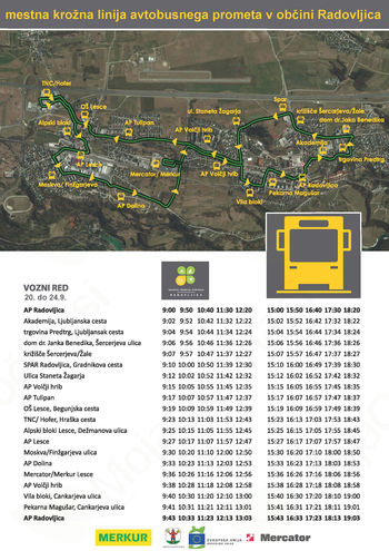 Mestni avtobus še do sobote Mestni avtobus še do sobote