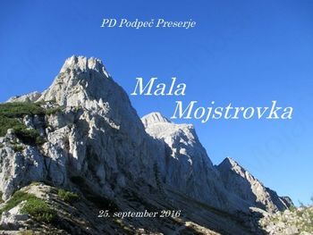 FOTOREPORTAŽA: PD Podpeč Preserje po Hanzovi na Malo Mojstrovko  25. 9. 2016                         