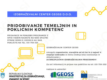 PRIDOBIVANJE TEMELJNIH IN POKLICNIH KOMPETENC