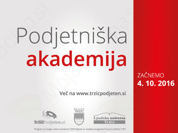  V pripravi je vsebina za Podjetniško akademijo