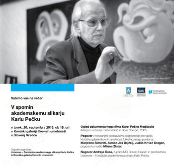 Večer V spomin akademskemu slikarju Karlu Pečku