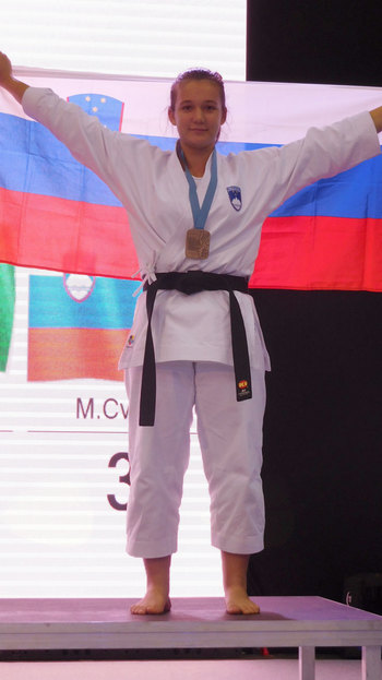 Magdalena z bronasto medaljo