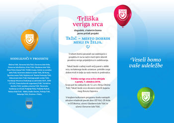 TRŽIŠKA VERIGA SRCA - Tržič – mesto dobrih misli in želja