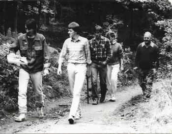 Določanje Levstikove poti leta 1988