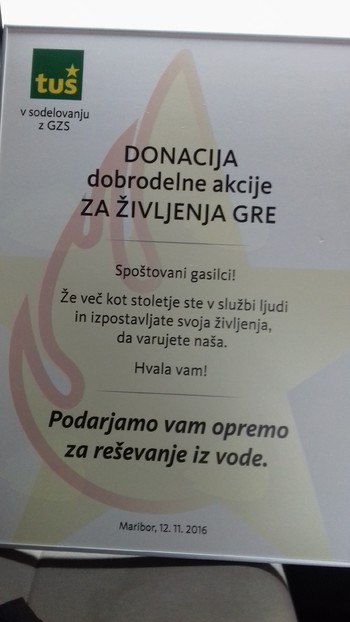 Donacija PGD Veržej
