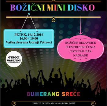 Božični MINI DISKO 