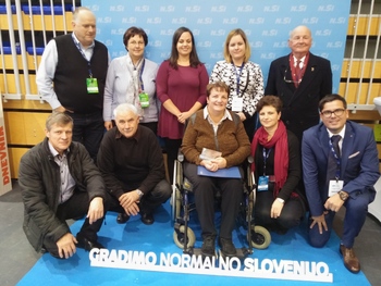 Romana Prelc, prejemnica odličja Srebrni znak NSi 