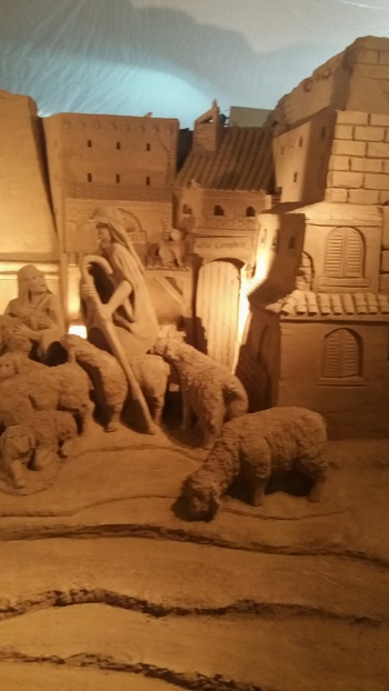 Advent in peščene jaslice v Furlaniji