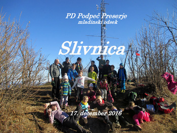 FOTOREPORTAŽA : Mladinski odsek PD Podpeč Preserje na Slivnici  17.12.2016